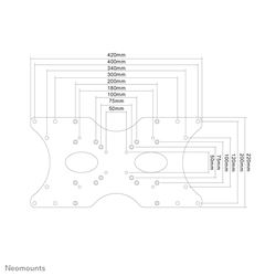 Neomounts vesa adapter plate image 0